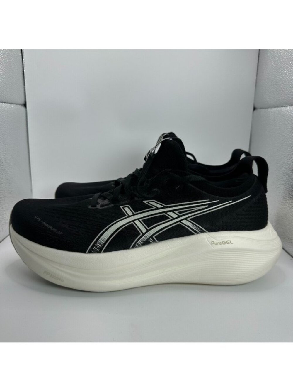 Asics Nimbus 27 Shoes Womens Size 11 Black Running Cushioned Trainer Gym - Picture 4 of 12